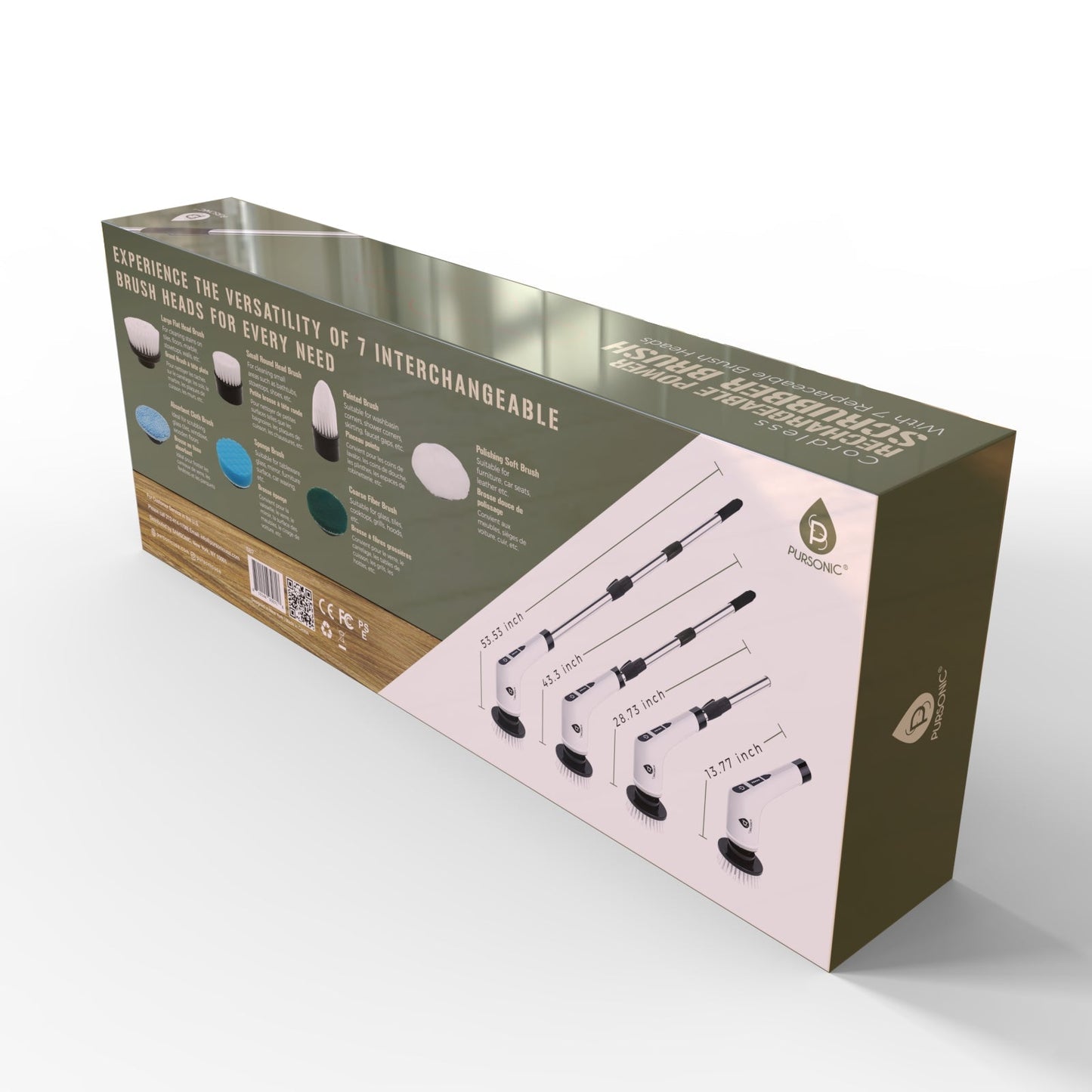 Cordless Rechargeable Power Scrubber Brush - Health & Longevity Life