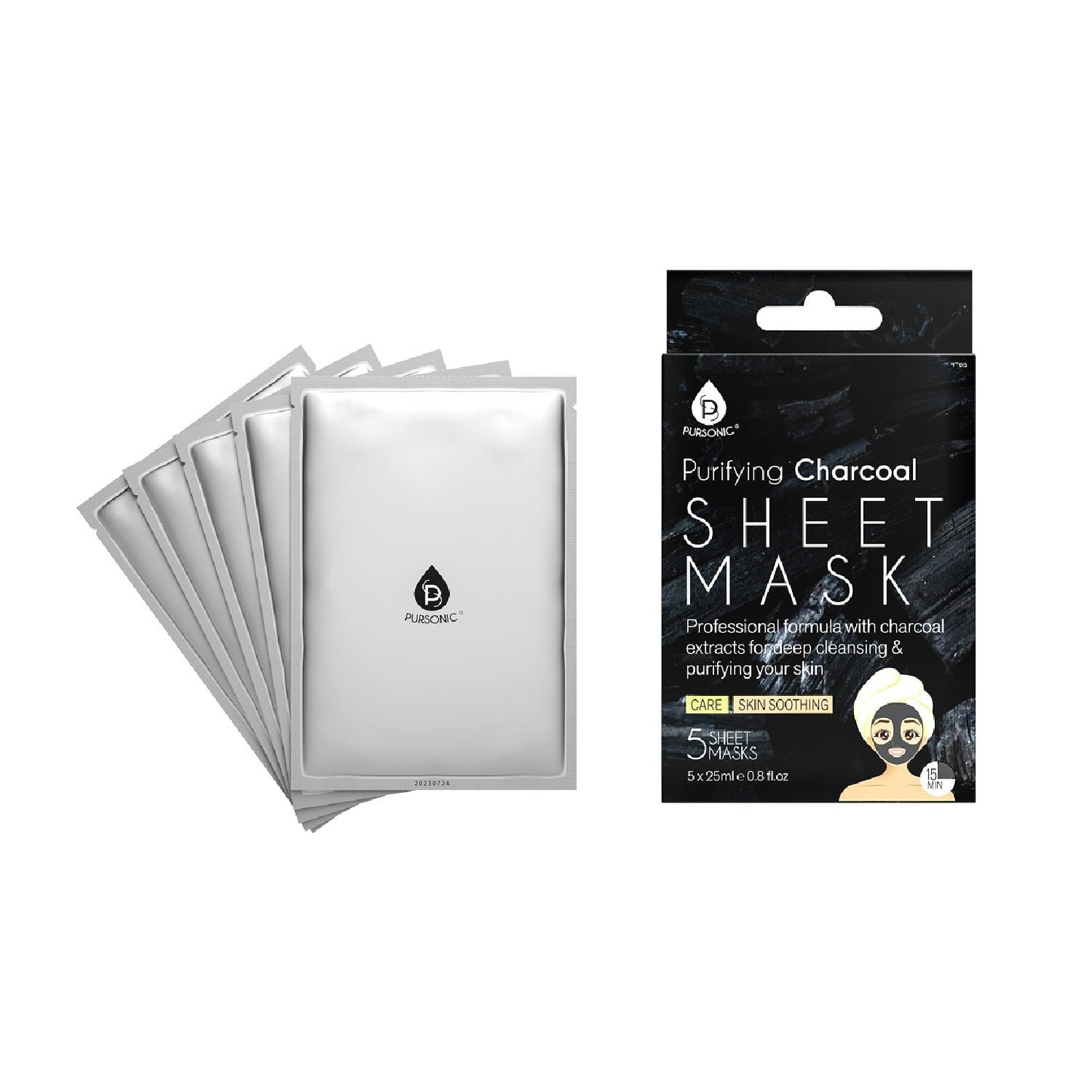 Purifying Charcoal Sheet Mask - Health & Longevity Life