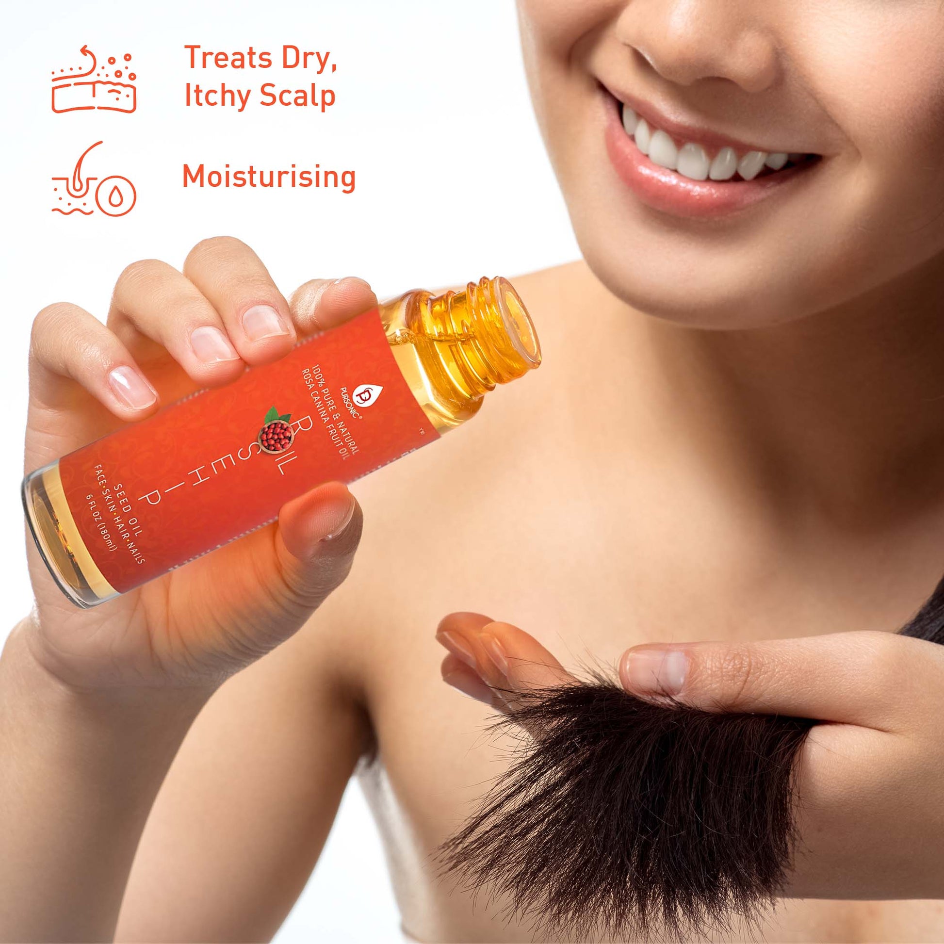 100% Pure & Natural Cold Pressed Premium Rosehip Seed Oil 6 Oz - Health & Longevity Life