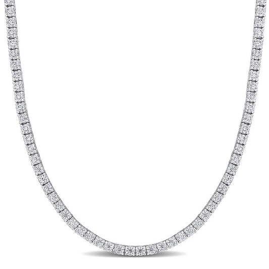 12.5 ct. DEW Created Moissanite Tennis Necklace - Available in 6 Sizes - Health & Longevity Life