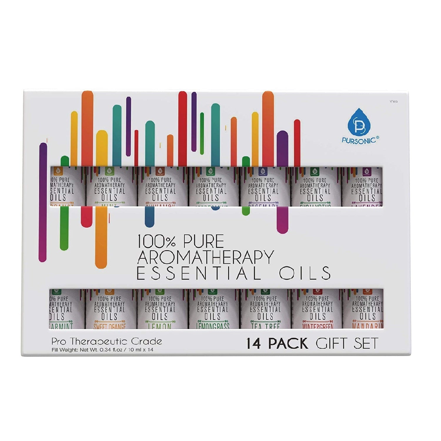 14 Pack of 100% Pure Essential Aromatherapy Oils - Health & Longevity Life
