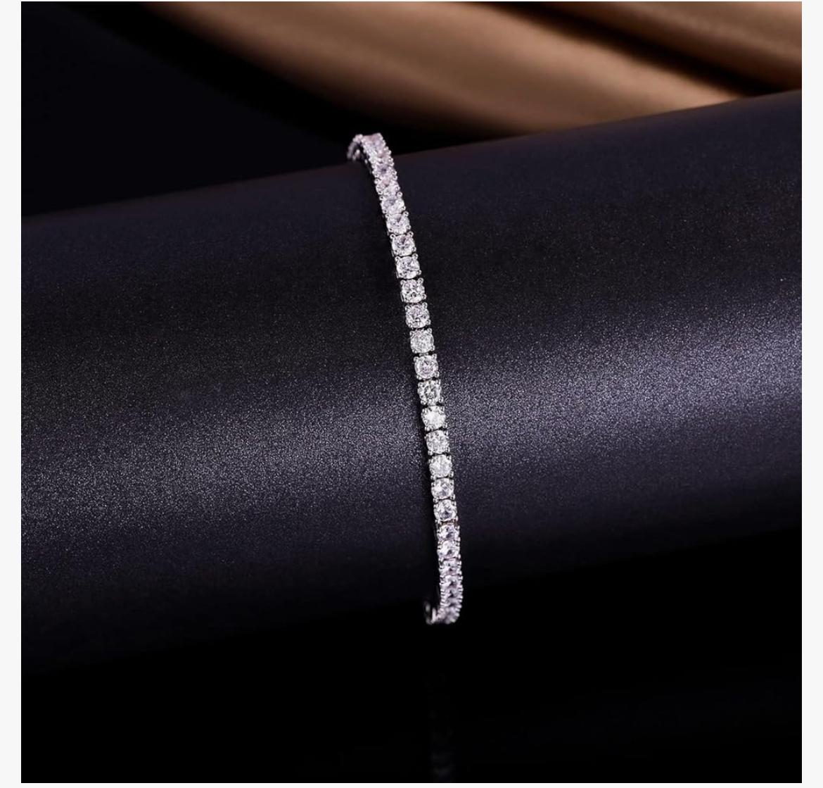 3.00 CTW AGI Certified Lab - Grown Diamond Tennis Bracelet in 14K Yellow or White Gold – G/VS Clarity - Health & Longevity Life