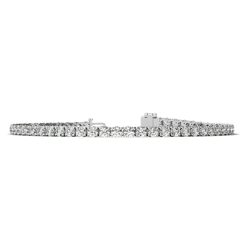 4.00 CTW AGI Certified Lab - Grown Diamond (G/VS) Tennis Bracelet in Choice of 14K Yellow or 14k White Gold - Health & Longevity Life