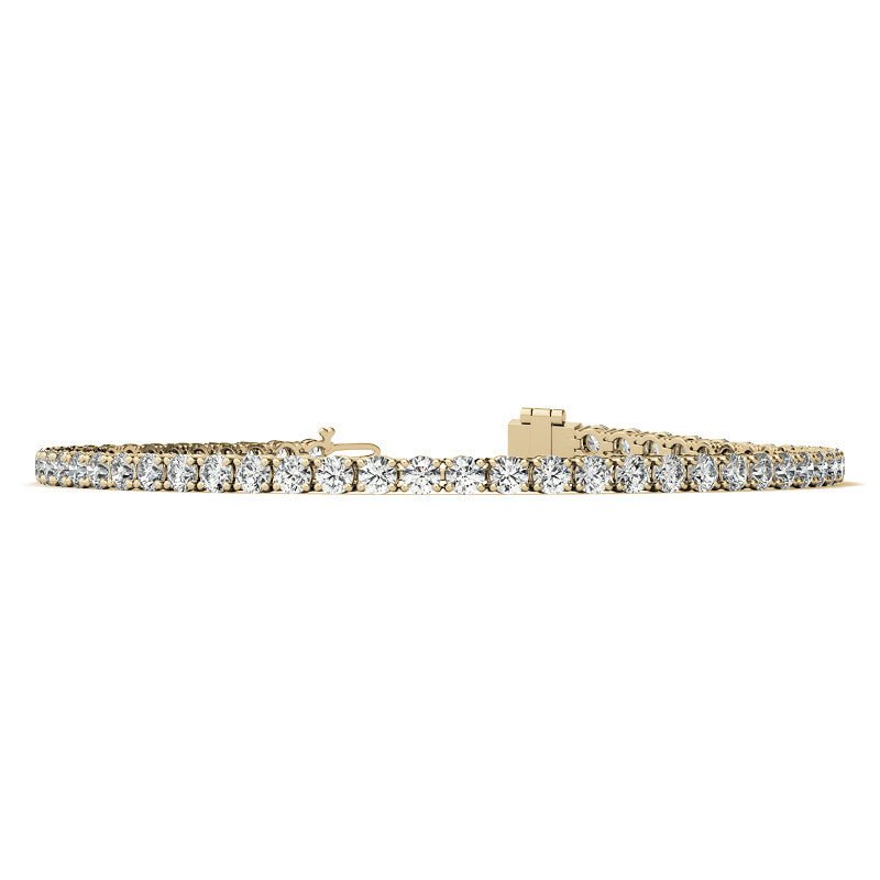 4.00 CTW AGI Certified Lab - Grown Diamond (G/VS) Tennis Bracelet in Choice of 14K Yellow or 14k White Gold - Health & Longevity Life