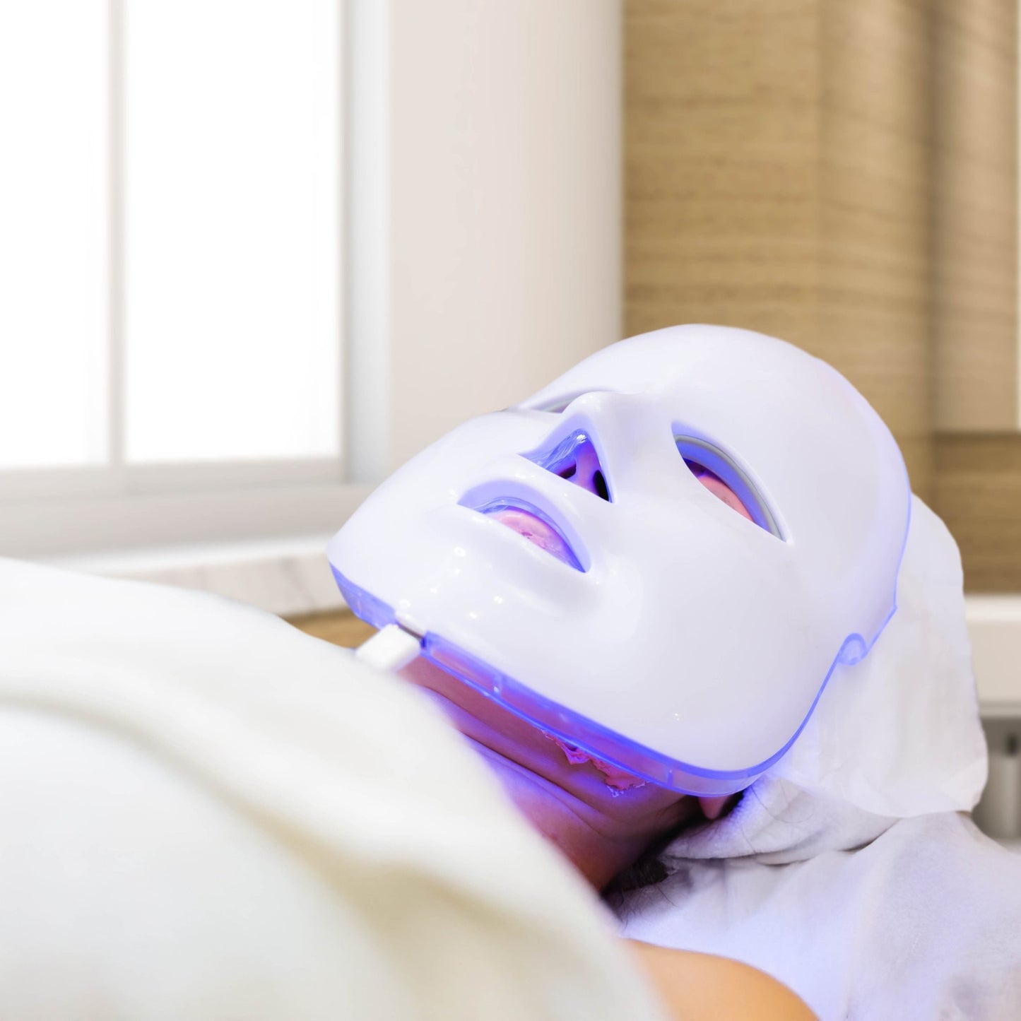 7 - in - 1 LED Light Therapy Face Mask – Advanced Skincare at Home! - Health & Longevity Life