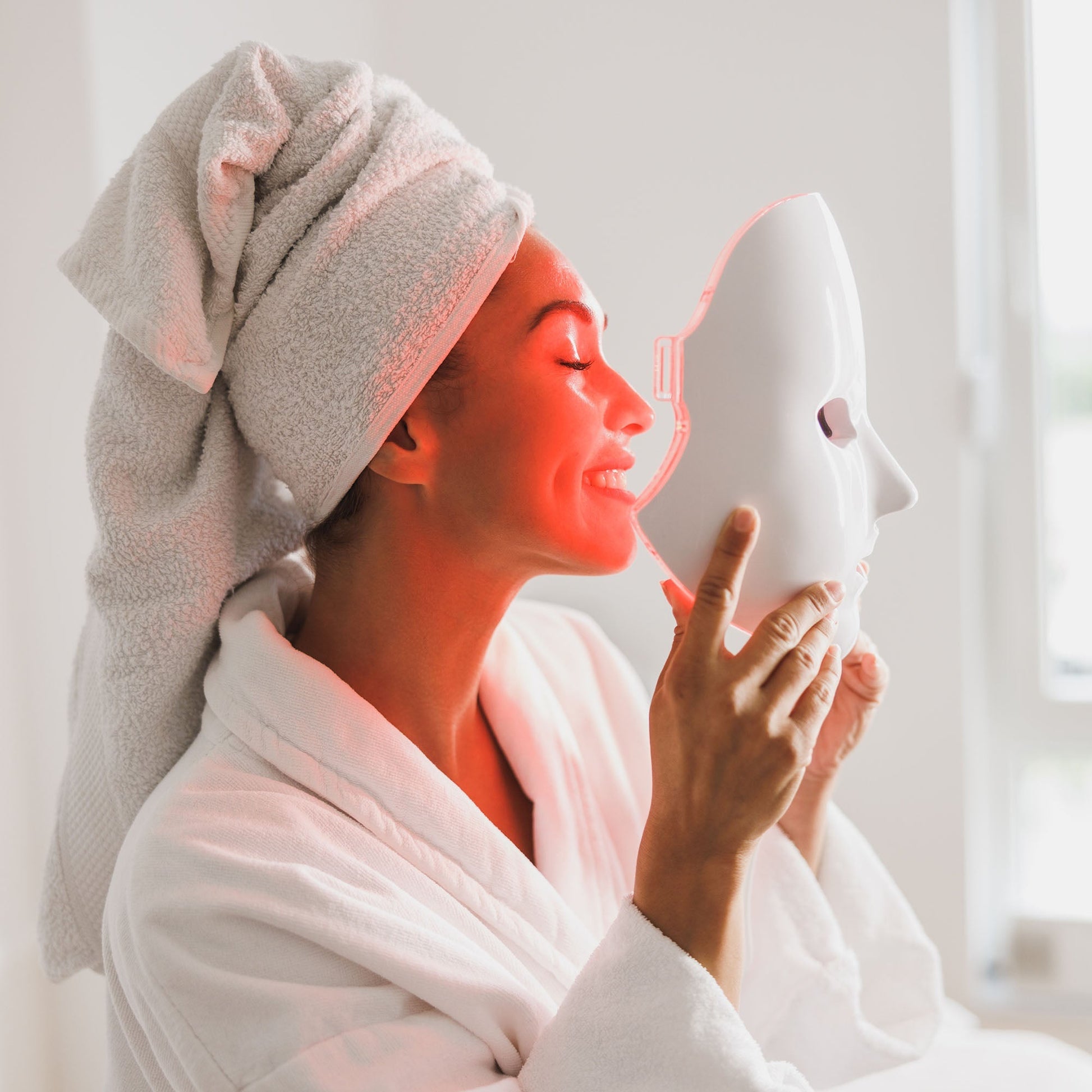 7 - in - 1 LED Light Therapy Face Mask – Advanced Skincare at Home! - Health & Longevity Life