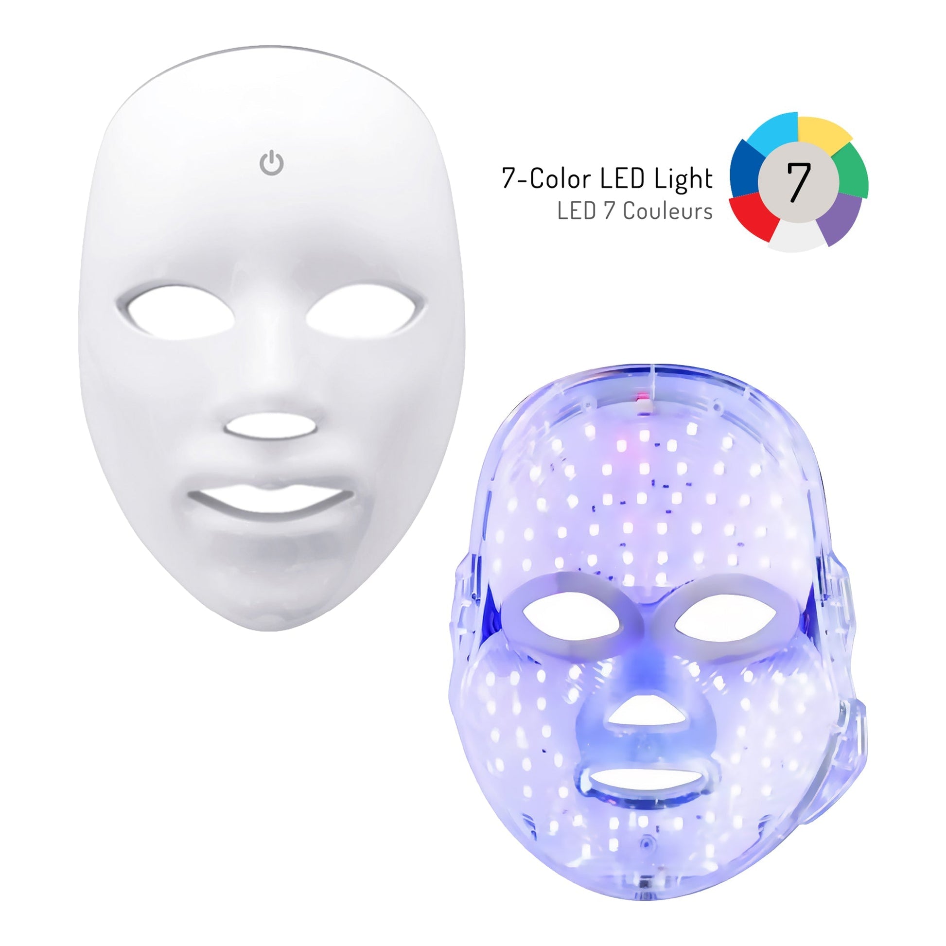 7 - in - 1 LED Light Therapy Face Mask – Advanced Skincare at Home! - Health & Longevity Life
