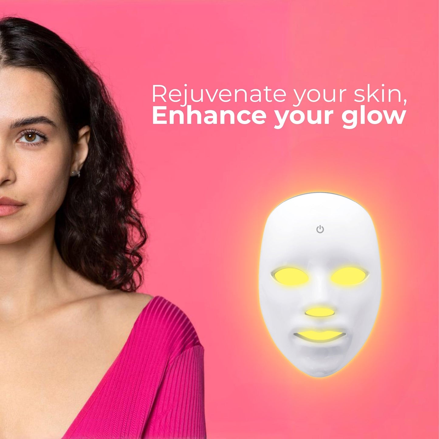 7 - in - 1 LED Light Therapy Face Mask – Advanced Skincare at Home! - Health & Longevity Life