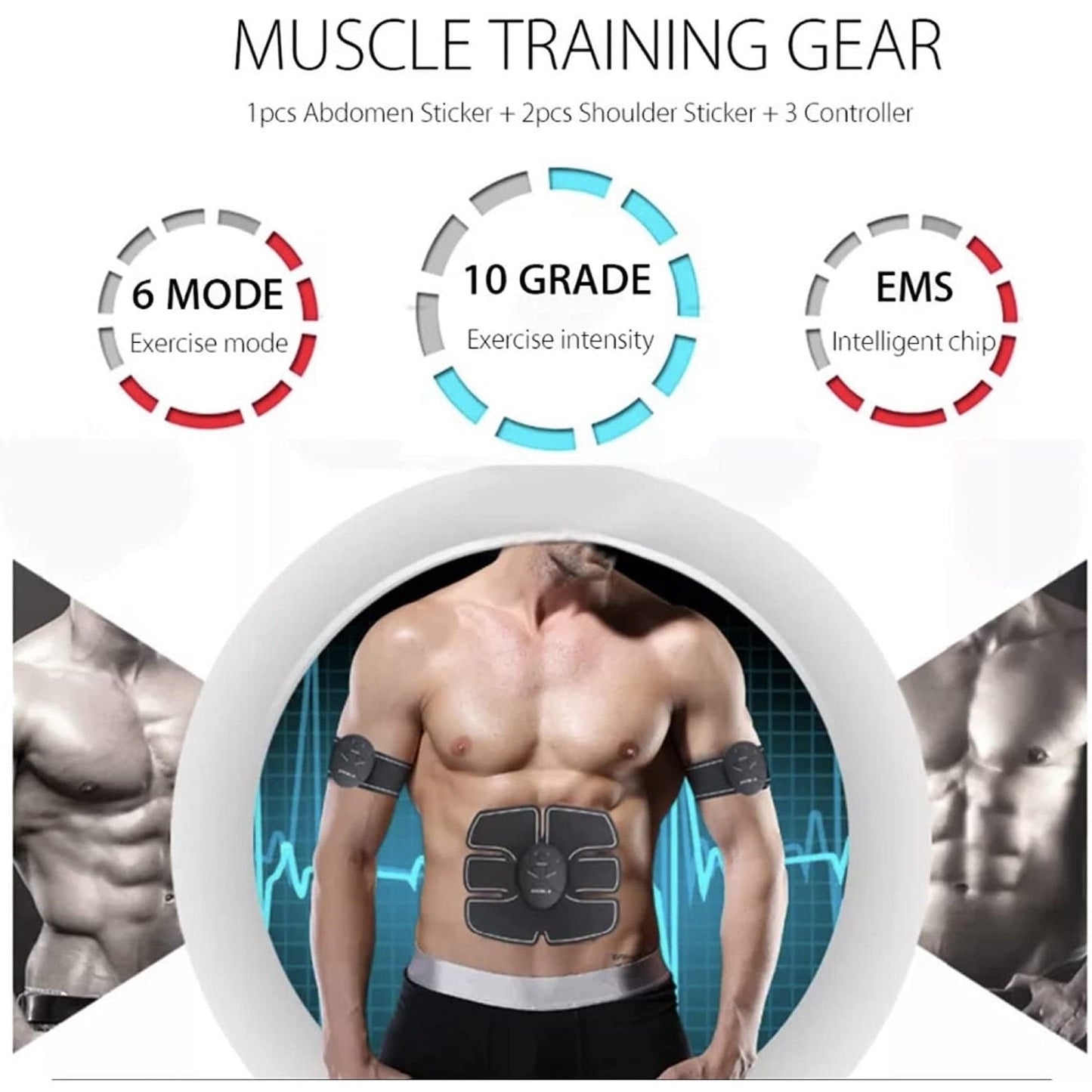 Abdominal Muscle Toner Massager - Health & Longevity Life