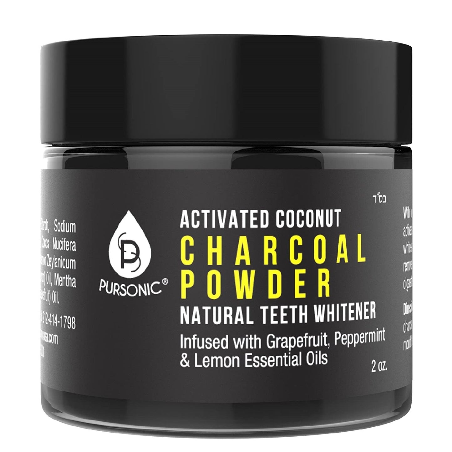 Activated Coconut Charcoal Powder Natural Teeth Whitener - Health & Longevity Life