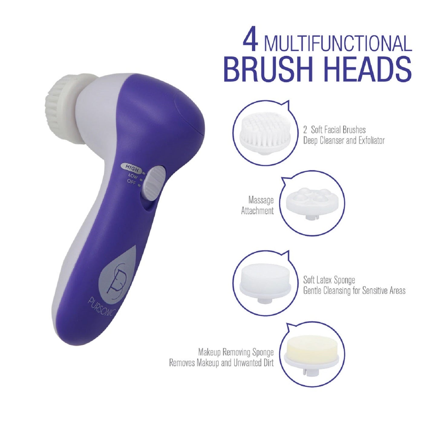 Advanced Facial Cleansing Brush - Health & Longevity Life
