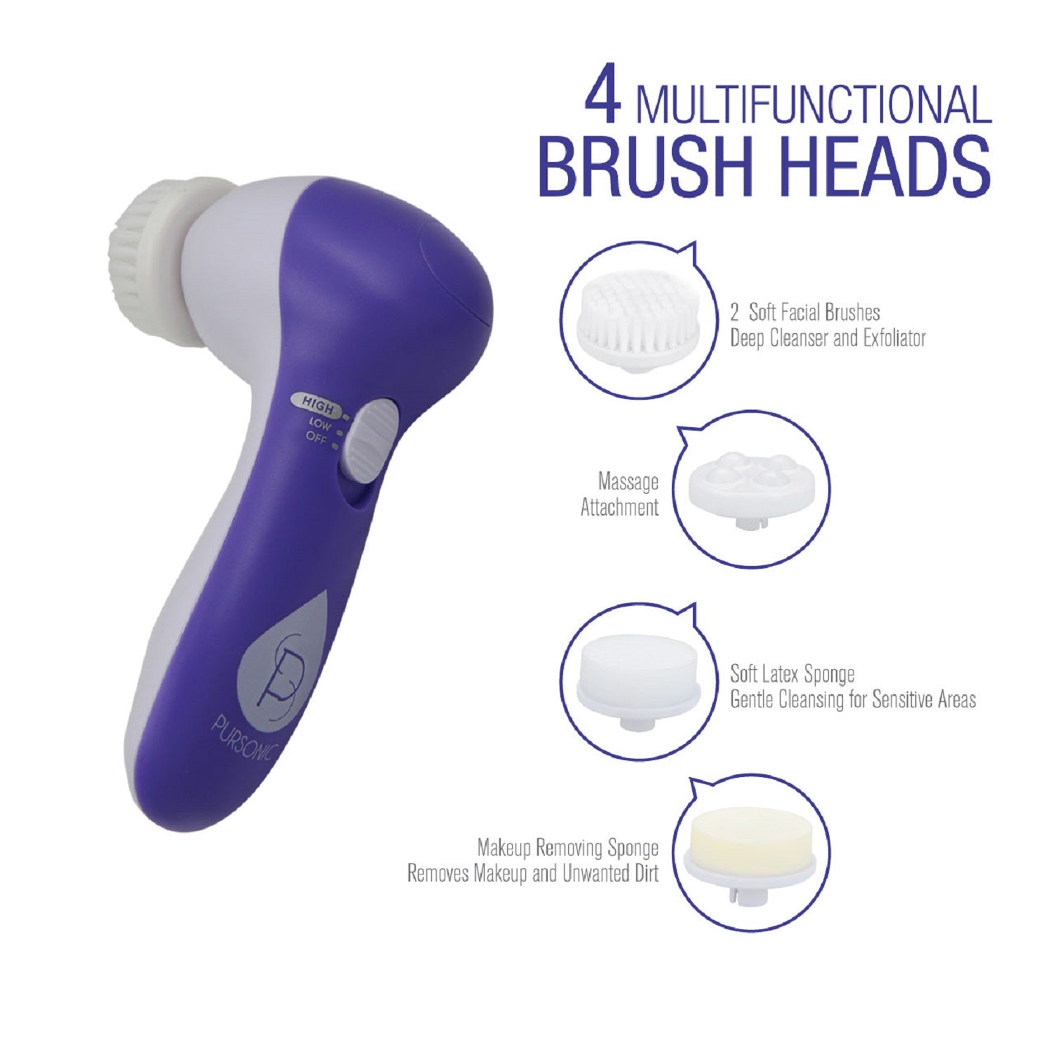 Advanced Facial Cleansing Brush - Health & Longevity Life