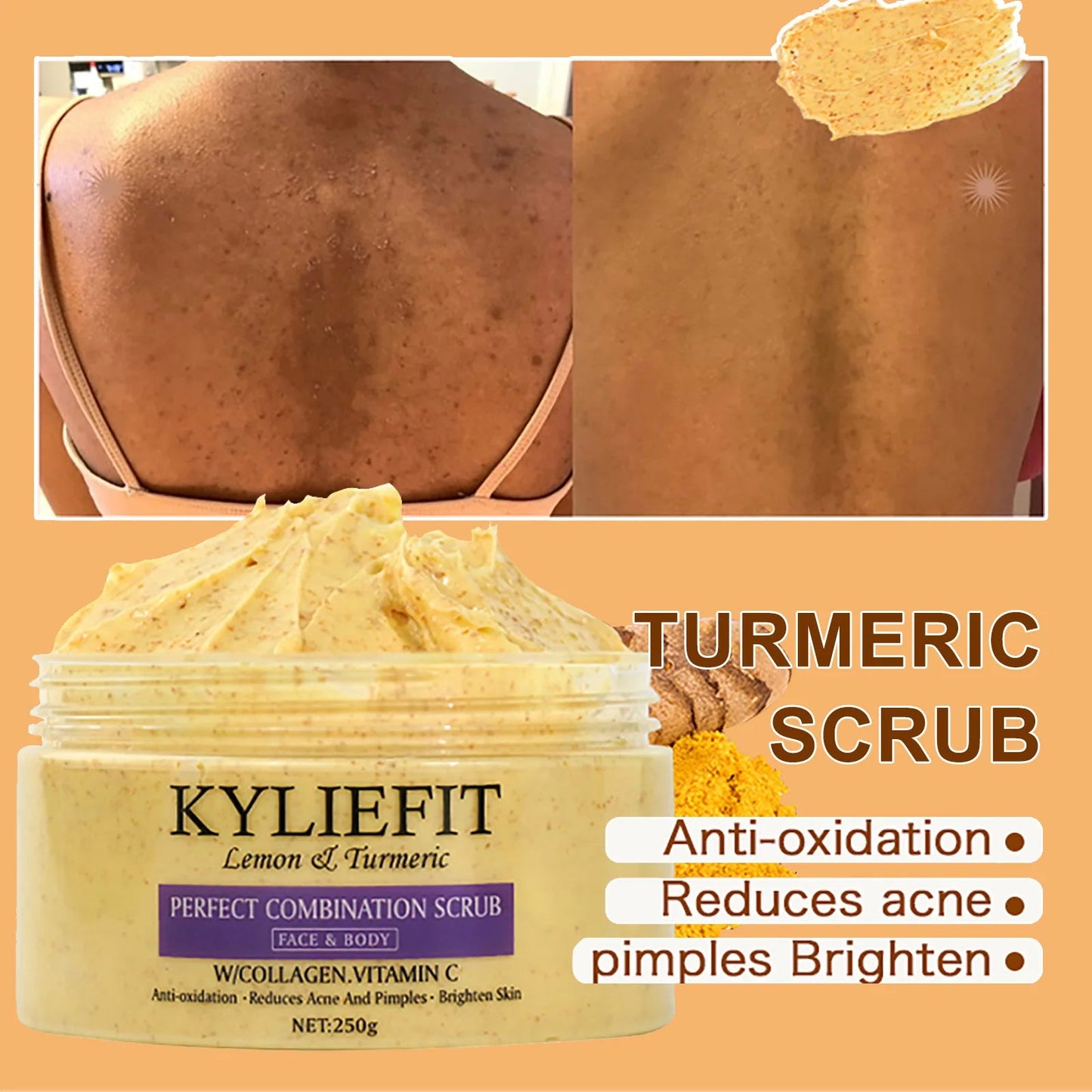 AILKE Organic Turmeric Skin Care, Lighten, Improve Dullness, Brightening, Hydration, Exfoliates, Smooths Skin, For Men And Women - Health & Longevity Life