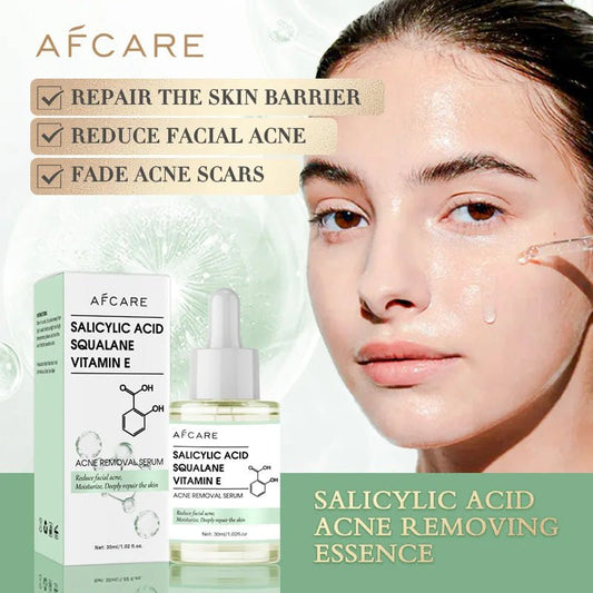 Anti - Acne Face Serum Salicylic Acid Acne Removing Essence Squalane Vitamin E Moisturizing Brightening Korean Skincare Products - Health & Longevity Life