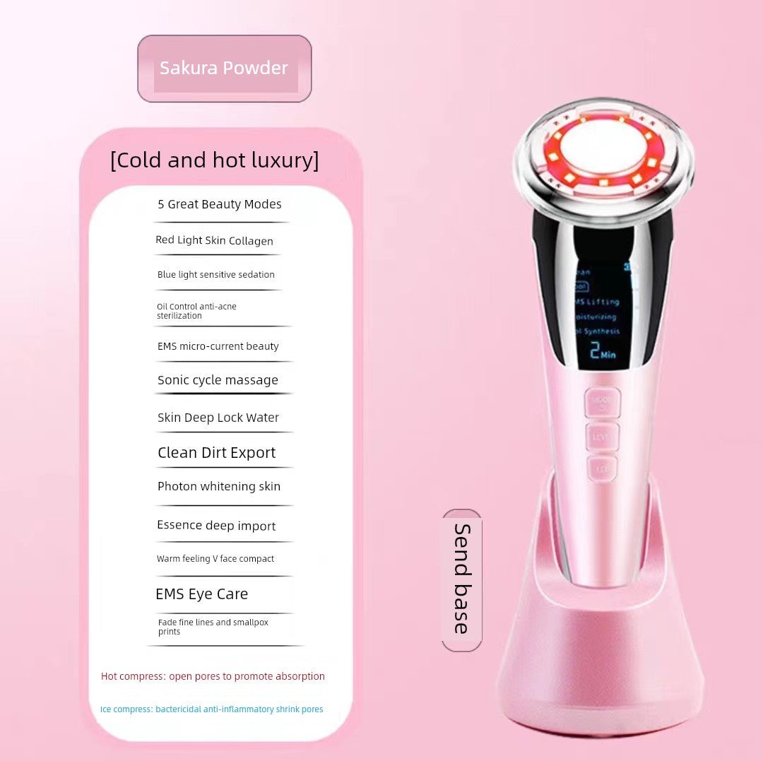 Beauty Instrument Lifting and Firming For Home EMS Micro Current Facial Inductive Therapeutical Instrument Facial Rejuvenation Law Lines Anti - Wrinkle Photon - Health & Longevity Life
