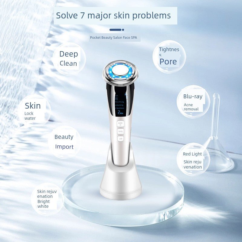 Beauty Instrument Lifting and Firming For Home EMS Micro Current Facial Inductive Therapeutical Instrument Facial Rejuvenation Law Lines Anti - Wrinkle Photon - Health & Longevity Life