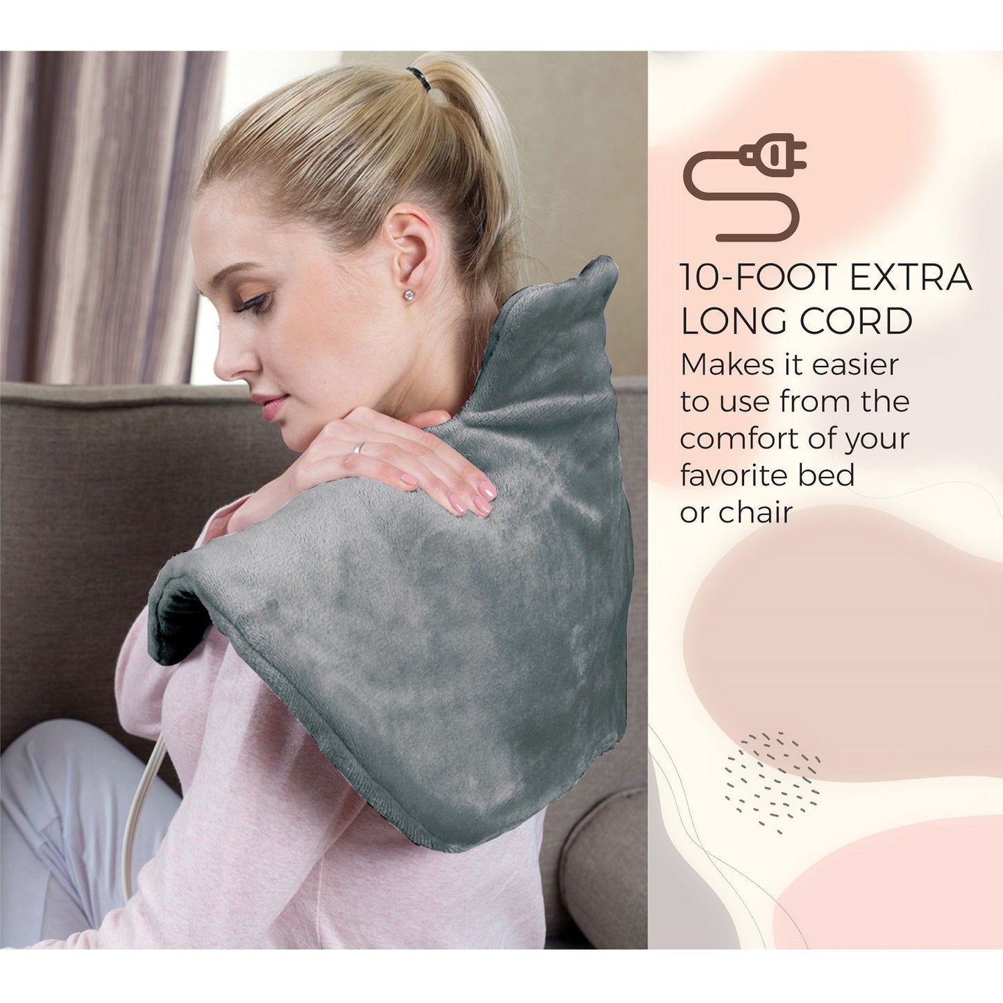 Electric Neck & Shoulder Heating Pad - Health & Longevity Life