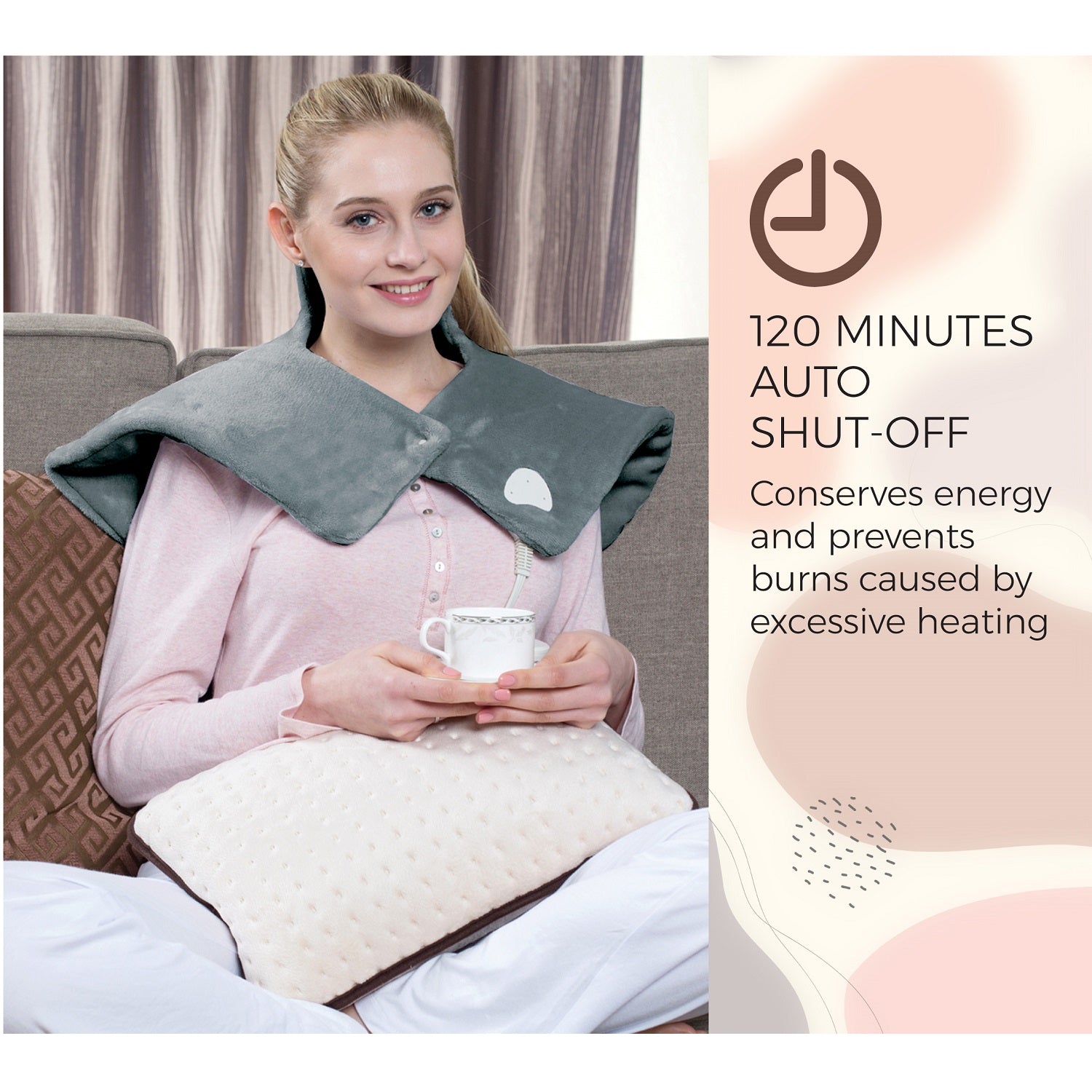 Electric Neck & Shoulder Heating Pad - Health & Longevity Life