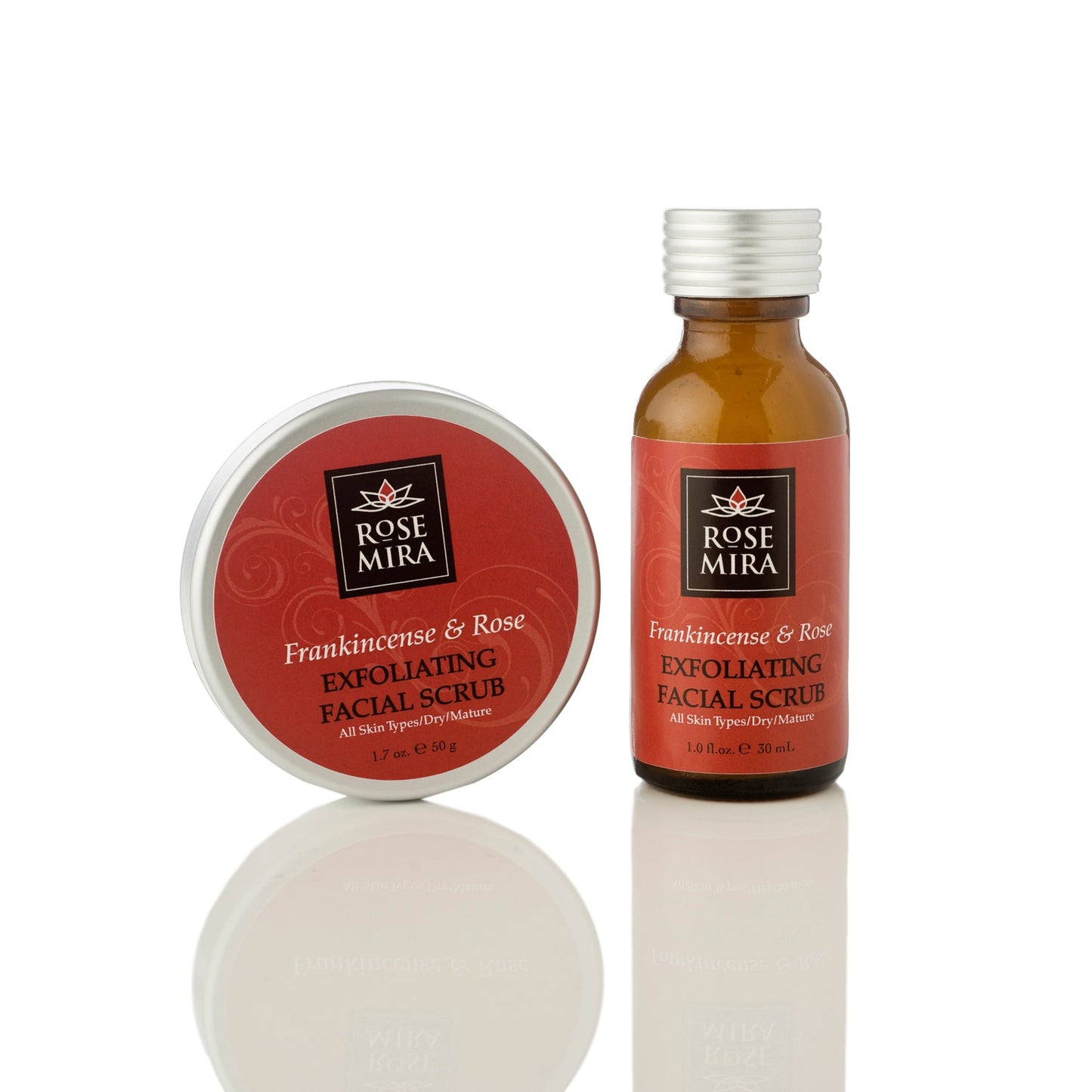 Frankincense & Rose Exfoliating Facial Scrub - Health & Longevity Life