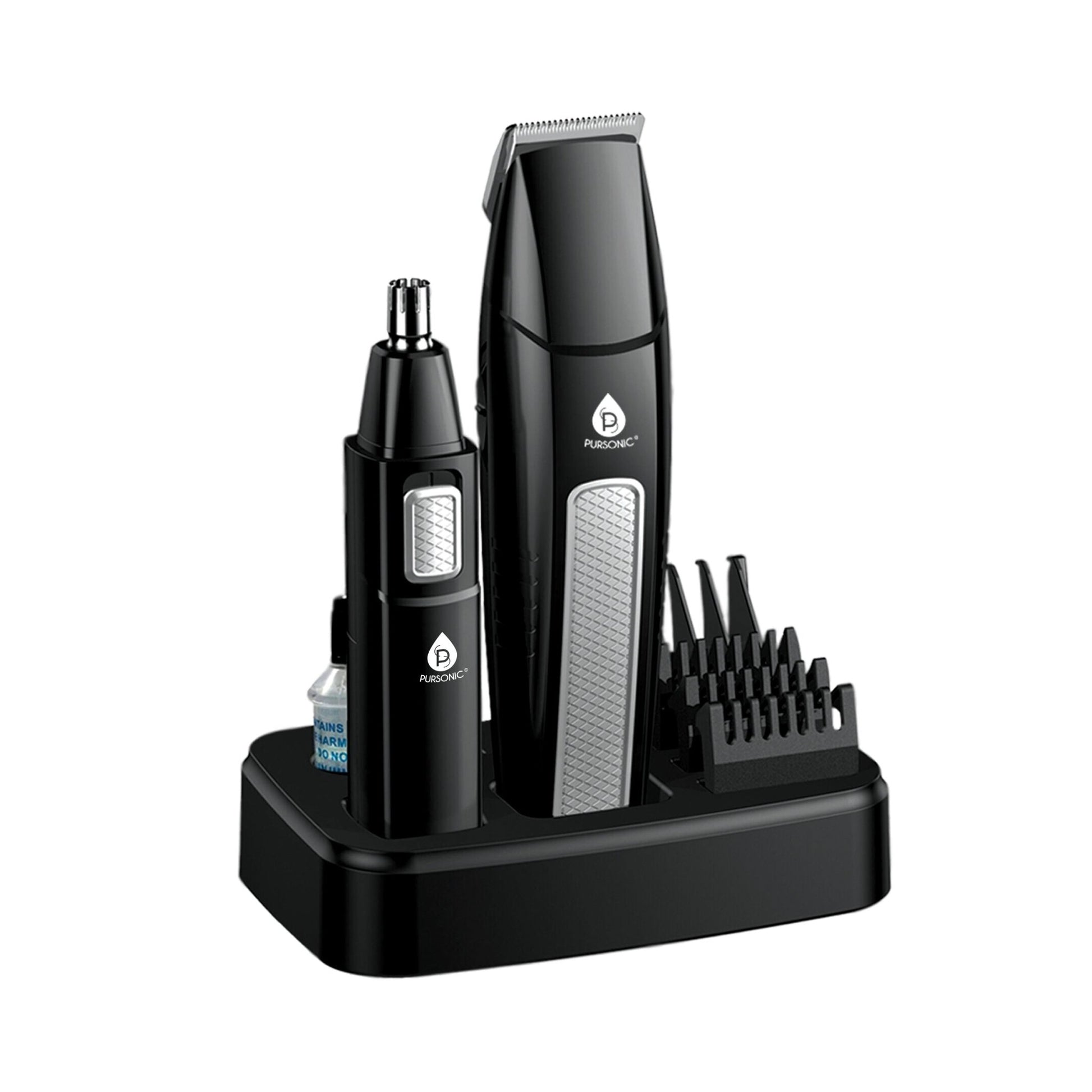 Mario Lopez Mens Grooming Kit , Designed for Hair, Beard, Nose & Ear Grooming, 10 Piece Grooming Kit - Health & Longevity Life