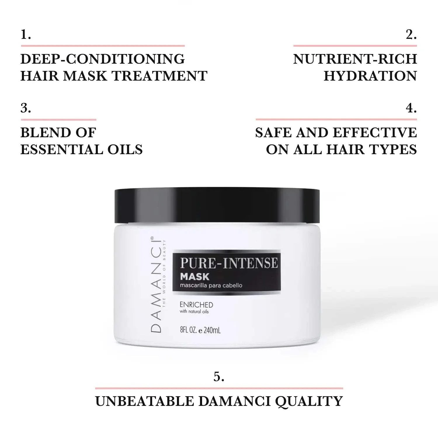 Pure Intense Hair Mask - Health & Longevity Life