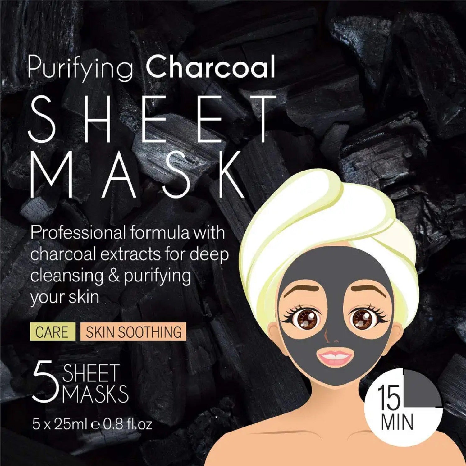 Purifying Charcoal Sheet Mask - Health & Longevity Life
