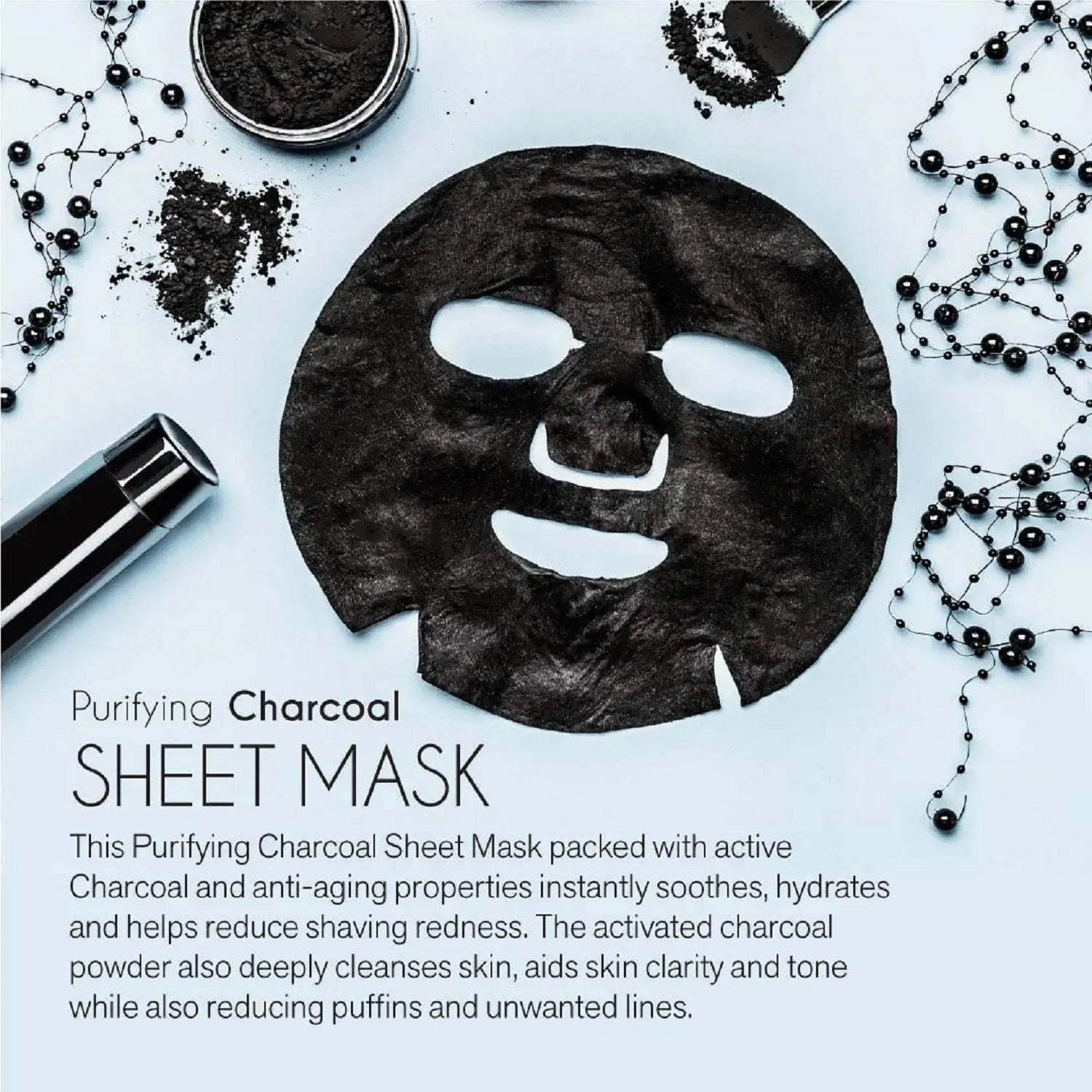 Purifying Charcoal Sheet Mask - Health & Longevity Life