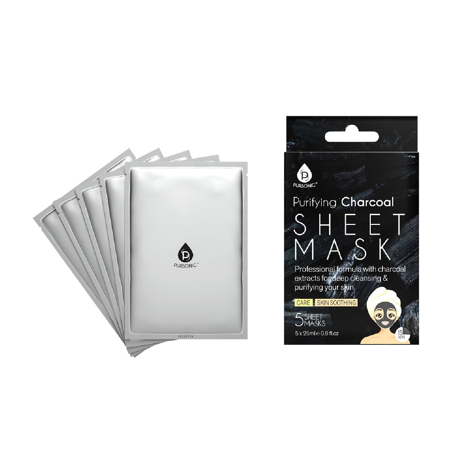 Purifying Charcoal Sheet Mask - Health & Longevity Life