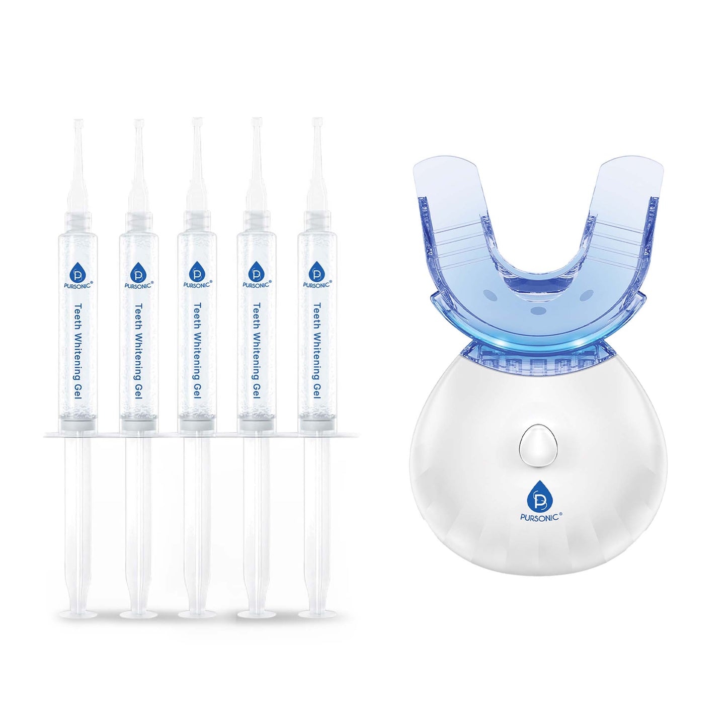 Pursonic Advanced LED Teeth Whitening Solution with Additional Syringes - Health & Longevity Life