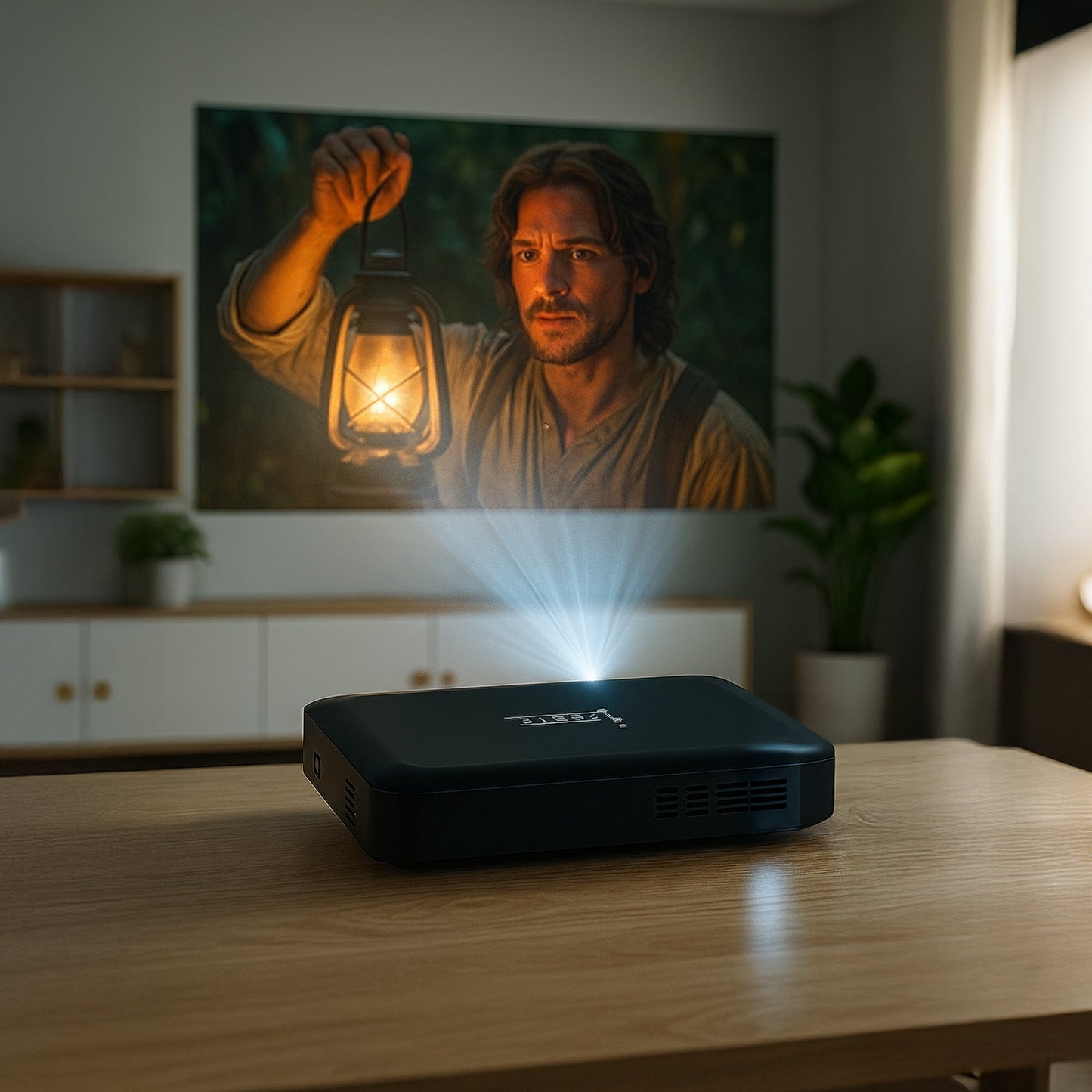Pursonic Compact HD Projector – Portable Big - Screen Entertainment Anywhere - Health & Longevity Life