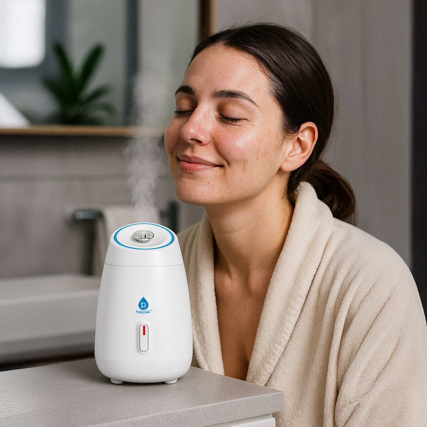 Pursonic Facial Steamer Hot Mist Moisturizing Spa - Health & Longevity Life