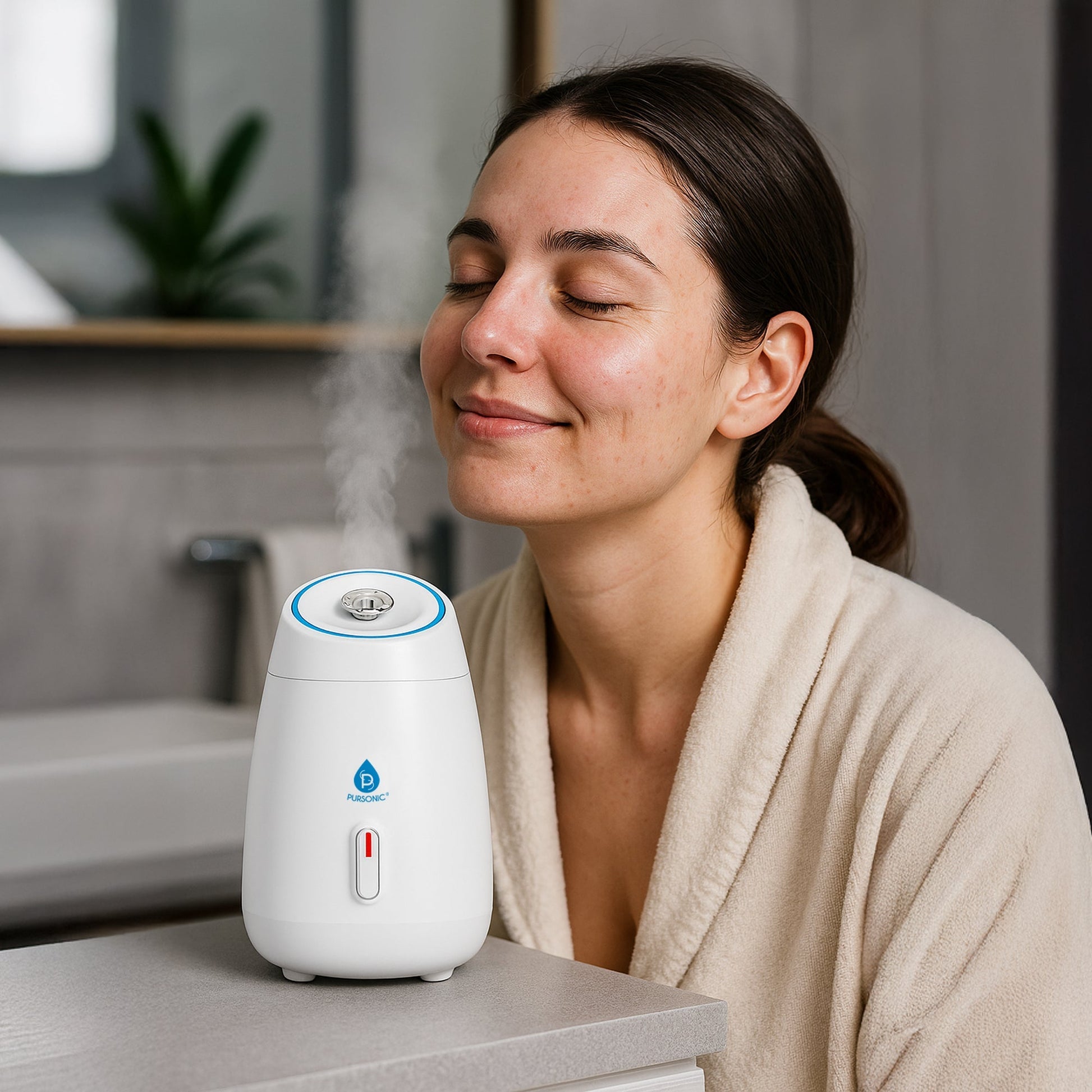 Pursonic Facial Steamer Hot Mist Moisturizing Spa - Health & Longevity Life