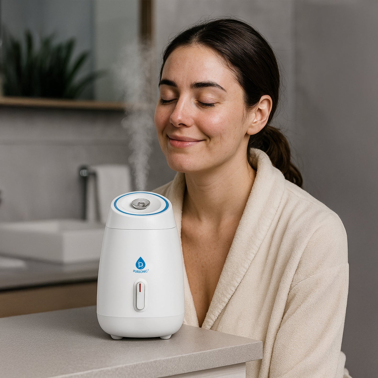 Pursonic Facial Steamer Hot Mist Moisturizing Spa - Health & Longevity Life