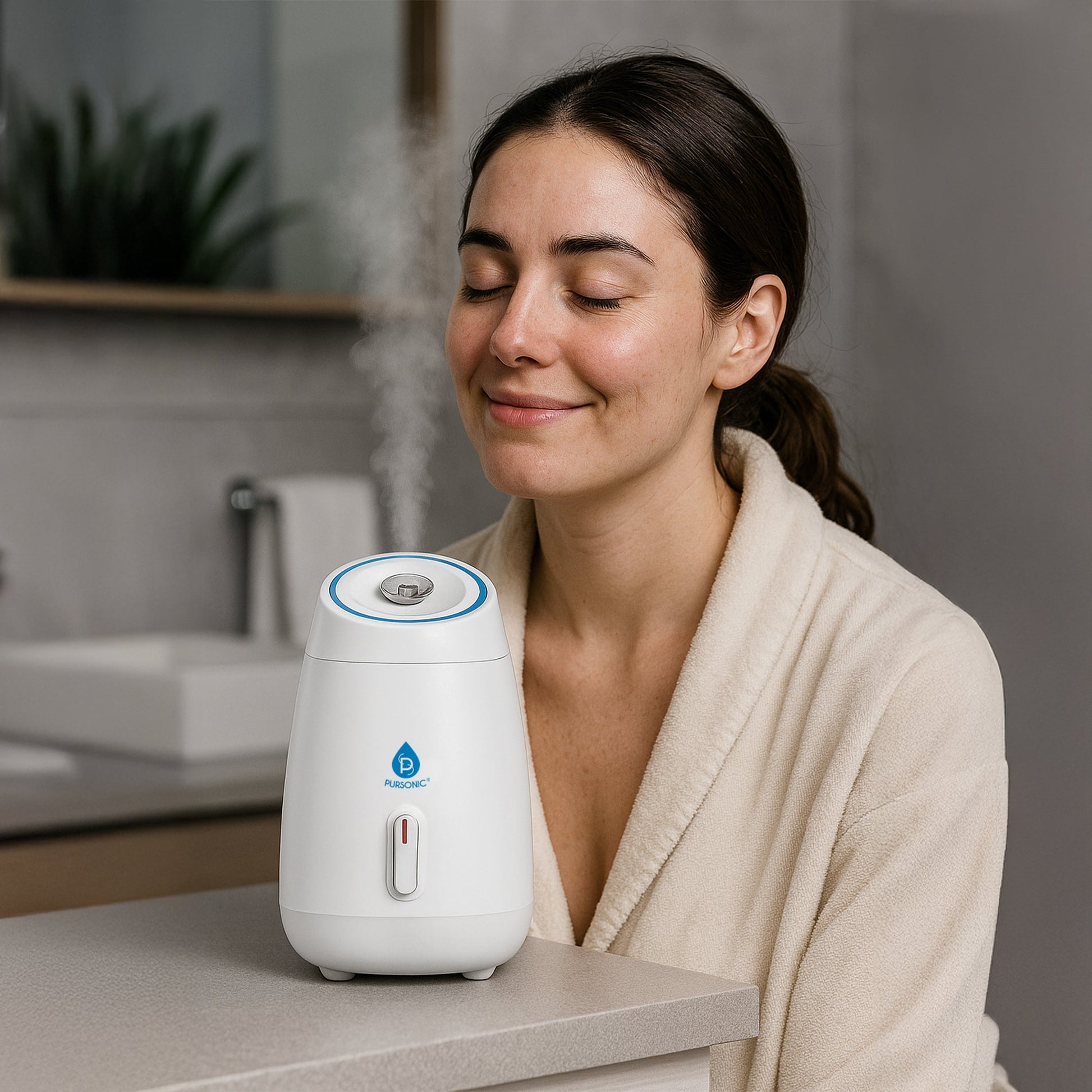 Pursonic Facial Steamer Hot Mist Moisturizing Spa - Health & Longevity Life