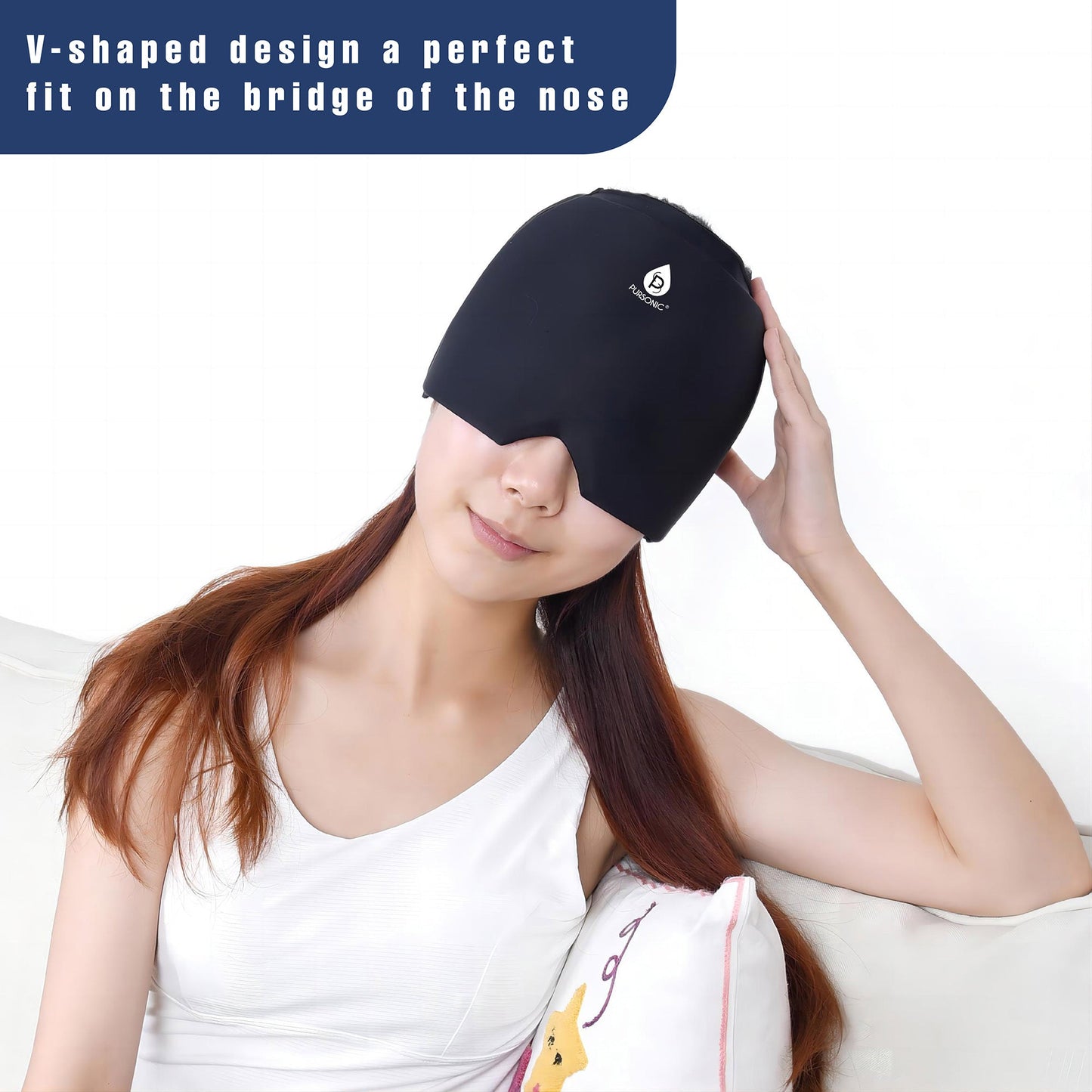 Reusable Hot and Cold Gel Ice Head Wrap – Instant Migraine Relief Cap - Health & Longevity Life