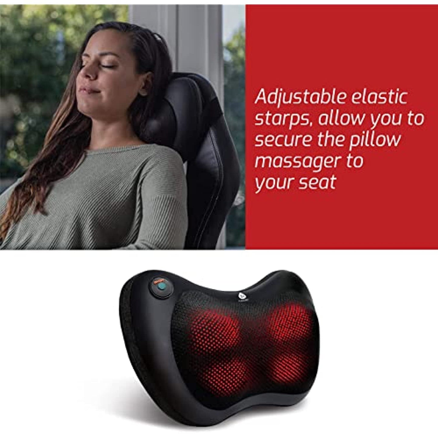 Shiatsu Heating Neck & Back Massager - Health & Longevity Life