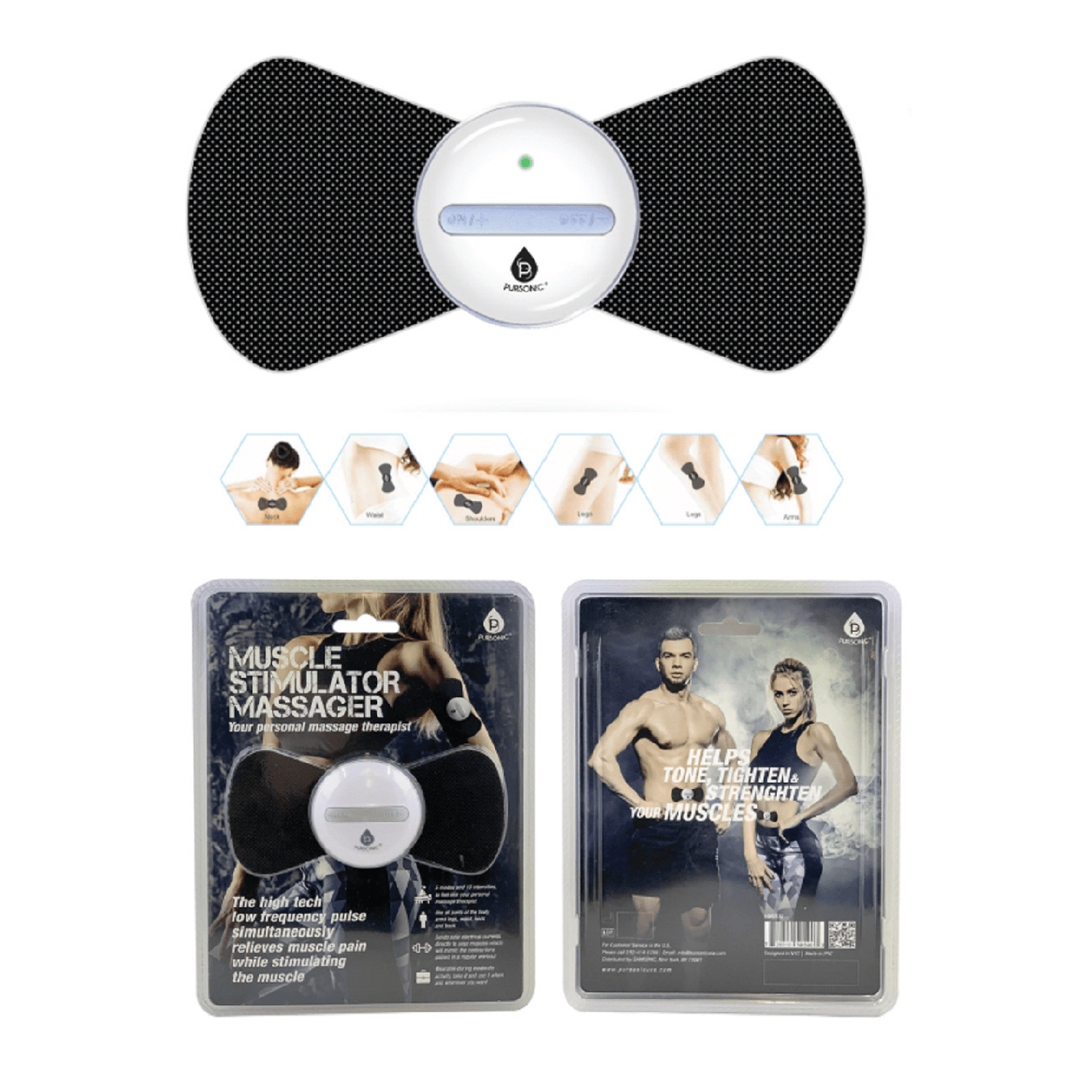 Wireless Muscle Stimulator Pulse Massager - Health & Longevity Life