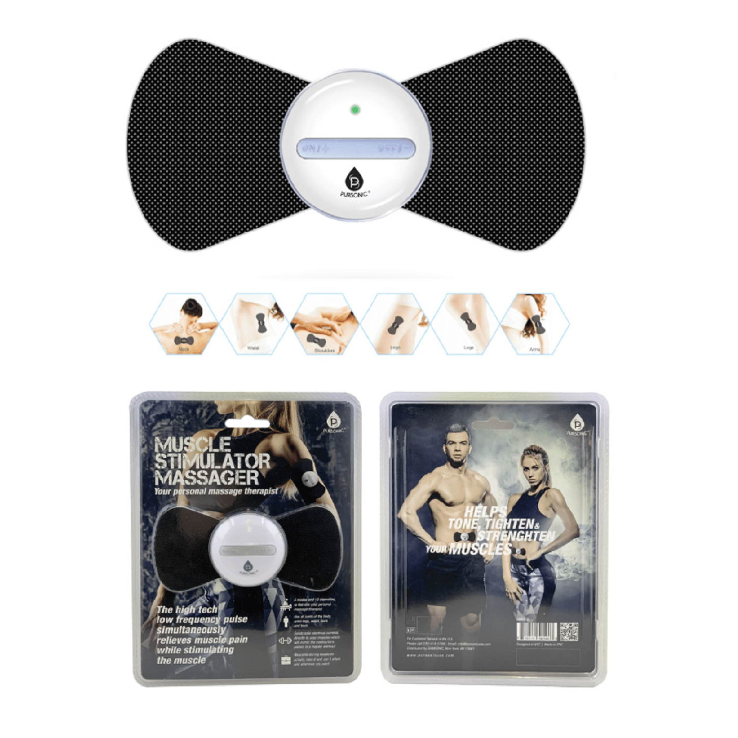 Wireless Muscle Stimulator Pulse Massager - Health & Longevity Life