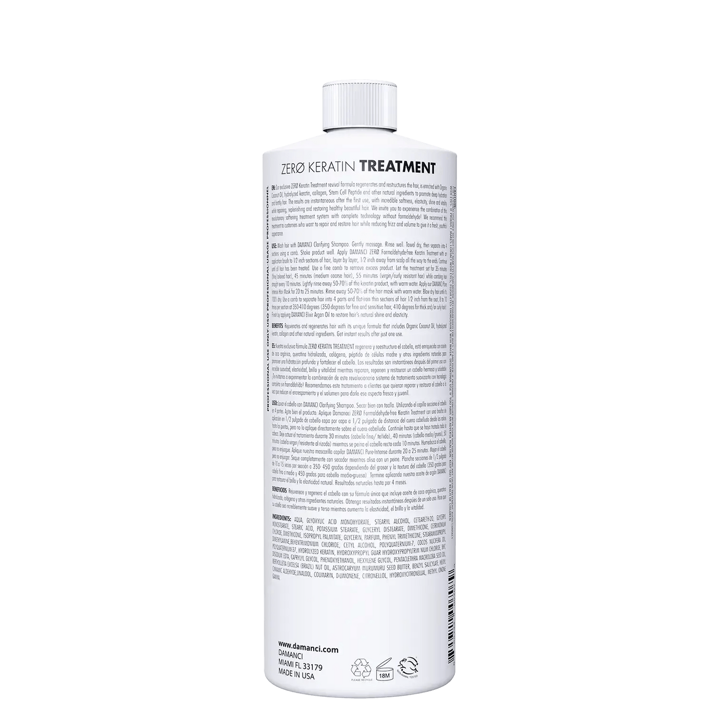 ZerØ Keratin Treatment - Health & Longevity Life