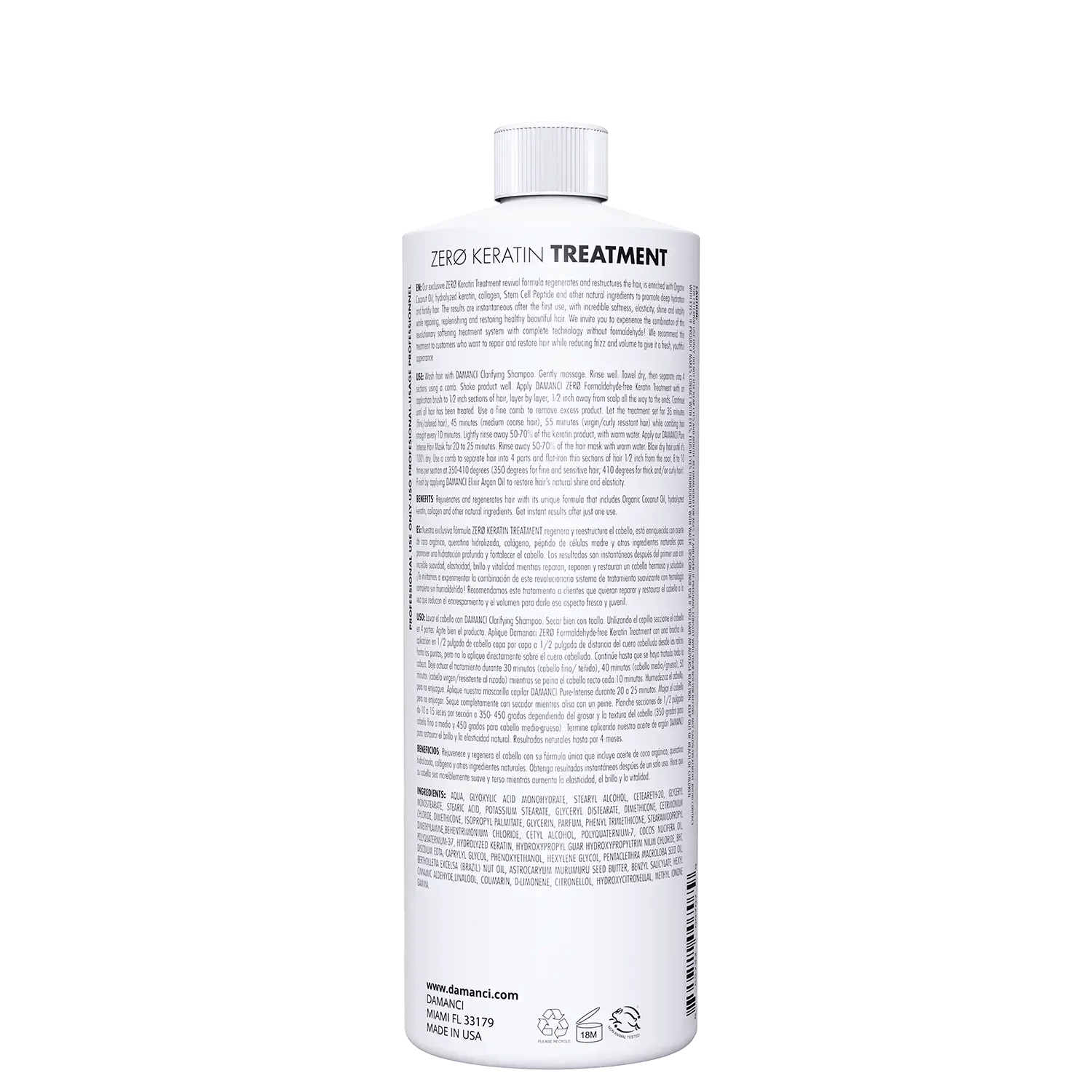 ZerØ Keratin Treatment - Health & Longevity Life